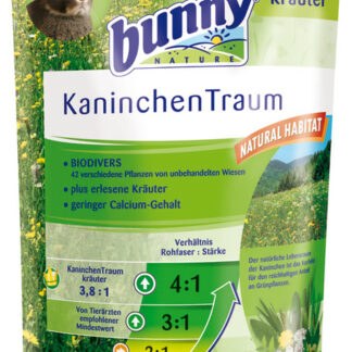 0171 8188 bunny herbs 324x324 - Τροφή για κουνέλια Bunny Green Dream / Herbs 750gr