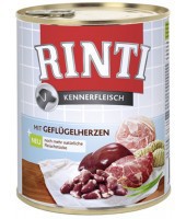 0171 8233 rinti gefluegelherzen kardies poulerikwn - Τροφή Rinti Kennerfleisch Καρδιές Πουλερικών 800gr