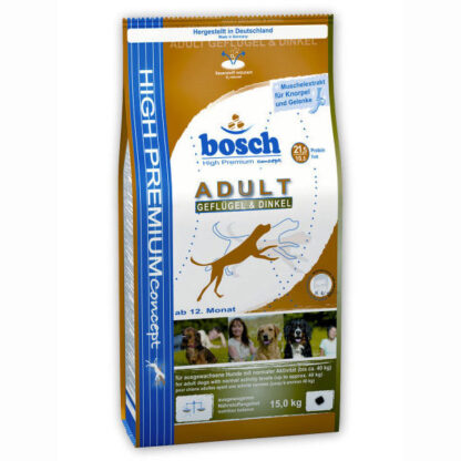 0171 8918 bosch kotopoulo 416x416 - Ξηρά τροφή για ενήλικα σκυλιά, Bosch ADULT Poultry & Spelt Κοτόπουλο 3kg