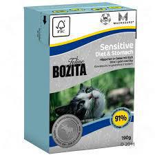 0173 5421 bozita sensitive and diet - Bozita Feline Diet & stomach - με κoτόπουλο και ελάφι 190gr