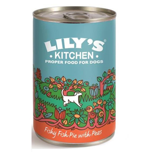 0199 6539 lily s kitchen fishy fish - Κονσέρβα Lily's Kitchen Dog Fishy Fish Pie with Peas 400gr