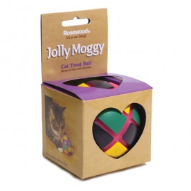 0214 6218 rosewood jolly moggy cat treat ball 1 xl - Παιχνίδι γάτας Gimcat Happy Fish