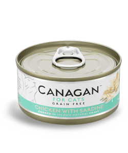 0216 6234 wet cat chicken sardine - CANAGAN GRAIN FREE FOR CATS CHICKEN WITH SARDINE 75gr
