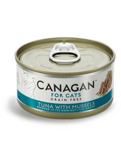 0216 6312 cat tuna mussels - CANAGAN GRAIN FREE FOR CATS TUNA WITH MUSSELS 75gr
