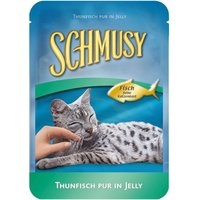 0219 7147 Schmusy tonos - Schmusy Φακελάκι Γάτας σε ζελέ Τόνος 100gr