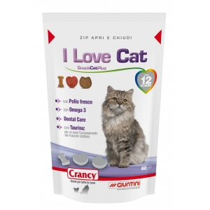 0221 2275 ilove cat snack gatas - CRANCY I LOVE CAT 60gr
