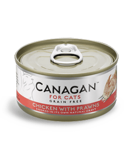 0225 4364 wet cat chicken prawn - Canagan for Cats Grain Free Chicken with Prawn 75gr