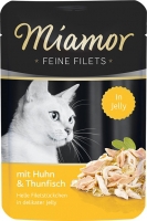 0227 2735 Miamor Feine Filet - Miamor Feine Filets Φακελάκι Γάτας σε Ζελέ Kοτόπουλο Τόνος