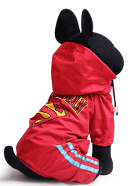 0228 9613 superman1 - Αδιάβροχο σκύλου Superman 2XL / 3XL/ 4XL