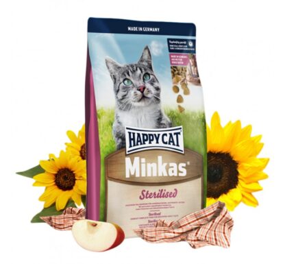 happy cat minkas sterilised 416x385 - Happy Cat Minkas Chicken Sterilised 10kg