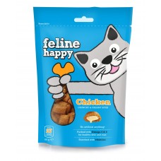 snak gatas feline happy kotopoulo - HEALTHY BITES HAIRBALL REMEDY CHICKEN -65gr