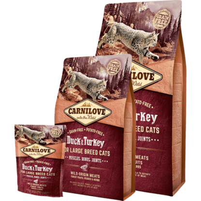 Carnilove® For Adult Large Cats Duck & Turkey Grain Free 2kg