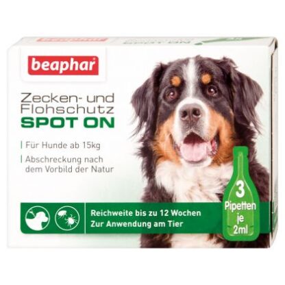 ΑΜΠΟΥΛΕΣ ΣΚΥΛΟΥ BEAPHAR BIO-SPOT-ON <30kg 6τμχ