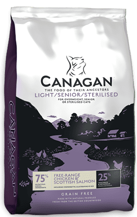 canagan cat light and sterilised