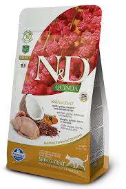 nd quinoa ortyki - N&D QUINOA FELINE SKIN & COAT QUAIL 1.5KG