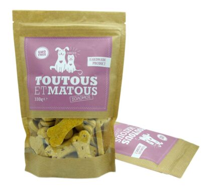 Μπισκοτα σκυλου Toutous et Matous σολομος