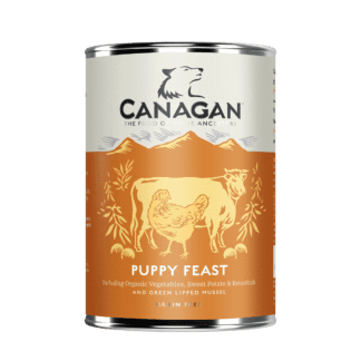 konserva skylou canagan puppy feast 324x324 - Κονσέρβα Σκύλου Canagan British Beef 390g