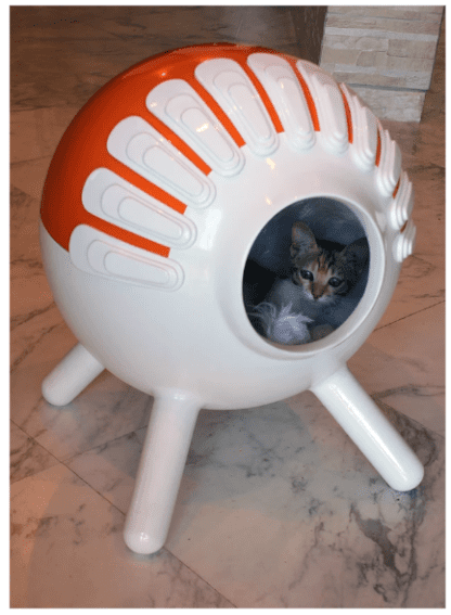 bublie2 416x567 - Design Bubble φωλιά γάτας με σχέδιο