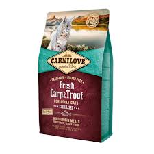 carnilove carp and trour sterilised trofi gatas 1 - Carnilove Adult Cats Carp & Trout 6kg - Sterilized