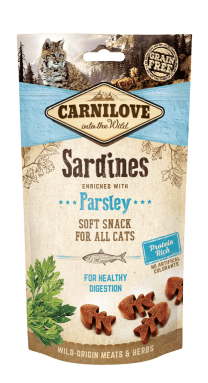 snack gatas carnilove sardela