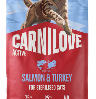 carnilove sterilised salmon turkey
