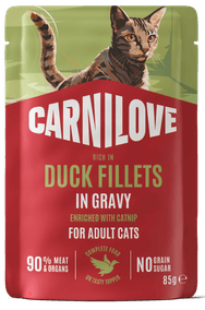 Carnilove® Pouches Duck enriched with Catnip 85gr