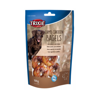 trixie lamb and chicken bagel snack skylou