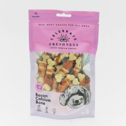 Bacon Calcium Bone celebrate freshness dog snack