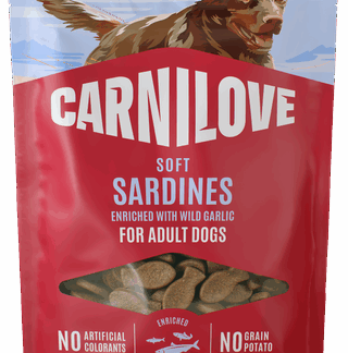 Carnilove® Soft Snack Σαρδέλα με άγριο σκόρδο 200gr