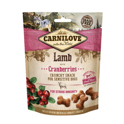 Carnilove lamb with cranberries dog crunchy snack