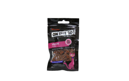 on the go duck cat snack papia lixoudia gatas petopoleion