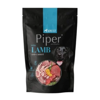 Piper Φακελάκι Σκύλου Με Αρνί, Καρότο και Καστανό Ρύζι 500gr
