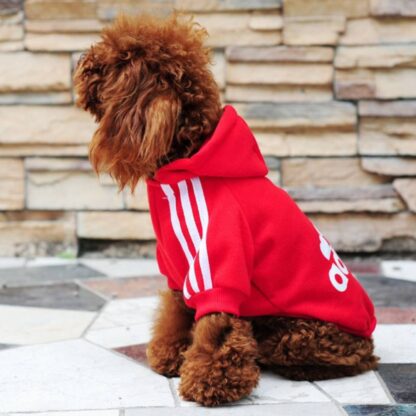 Web Photo Editor 8 416x416 - Φούτερ για σκύλο Adidog Κόκκινο