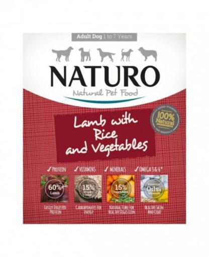 naturo-dog-tray-lamb--rice-with-veg--400g konserva skylou