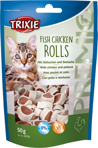 trixie fish chicken rolls