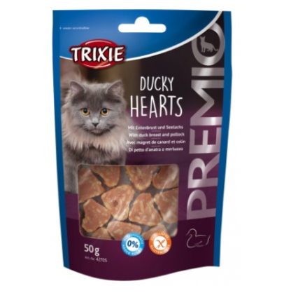 trixie snack gatas ducky heart
