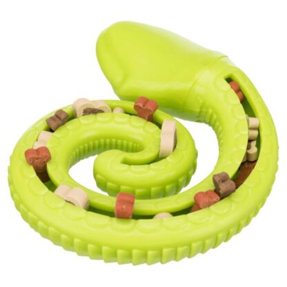 διαδραστικό παιχνίδι σκύλου καταάλληλο για λιχουδιές σε σχήμα φιδιού snack snake toy skyloy lixoudies