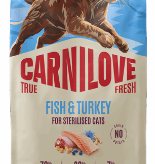 carnilove true fresh fish turkey