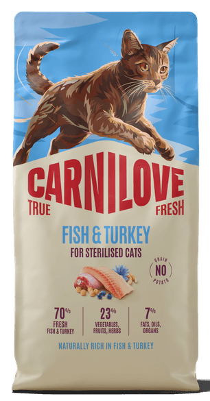 Carnilove True Fresh® Fish & Turkey for Sterilised Cats 400g 1 carnilove true fresh fish turkey