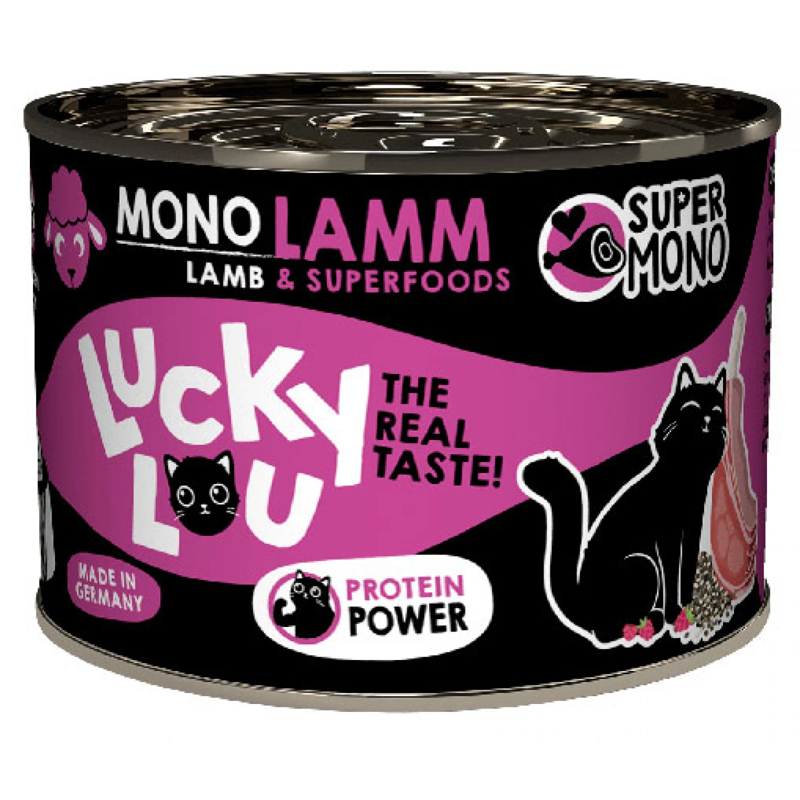 Lucky Lou LifeStage Supermono Αρνί Κονσέρβα 200gr 1 lucky-lou-lifestage-supermono-arni-konserva