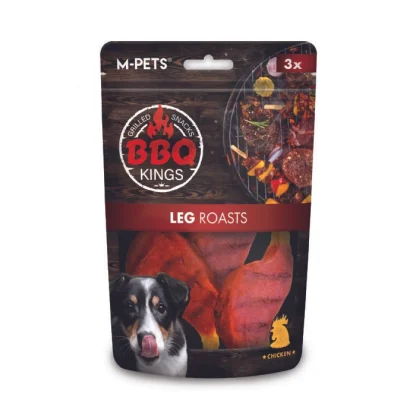 m-pets bbq kings snacks leg roasts petopoleion