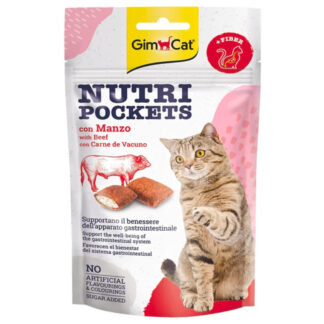 GimCat Nutri Pockets Μοσχάρι 60g