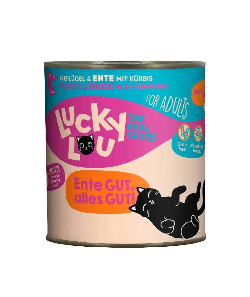 Lucky Lou LifeStage Adult Πουλερικά & Πάπια (με Κολοκύθα) 800gr