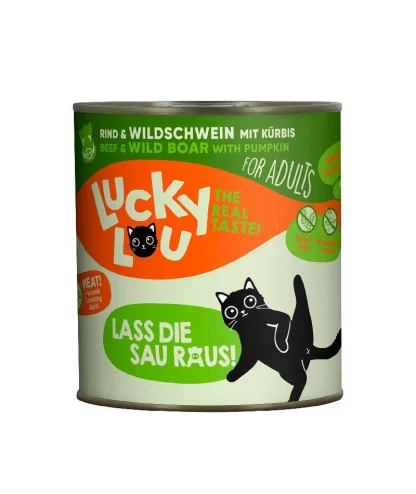 Lucky Lou LifeStage Adult Βοδινό & Αγριογούρουνο (με Κολοκύθα) 800gr