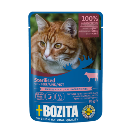 Bozita Sterilised Βοδινό σε σάλτσα 85g