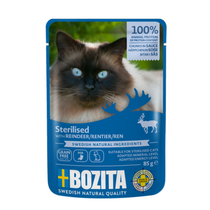 Bozita Sterilised Τάρανδος σε σάλτσα 85g