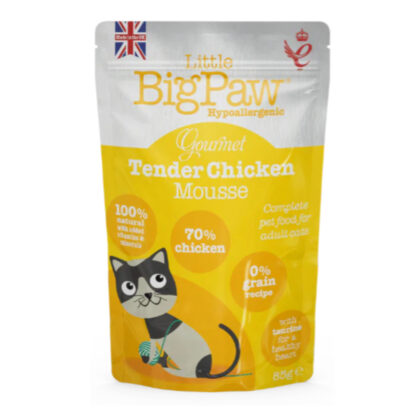 Little Big Paw Hypoallergenic Κοτόπουλο Μους 85g