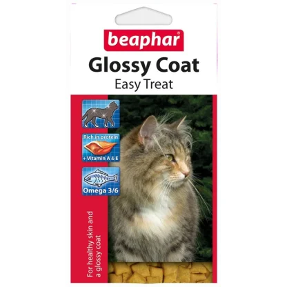 Beaphar Glossy Coat Easy Treat Λιχουδιές για γάτες 35g