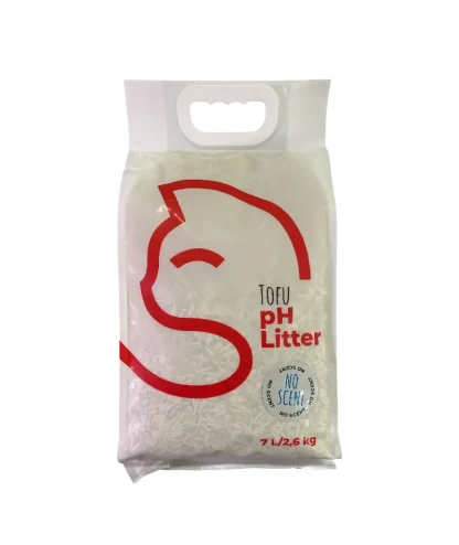 Kitties Tofu Άμμος Γάτας με Δείκτη pH - Χωρίς άρωμα 7L