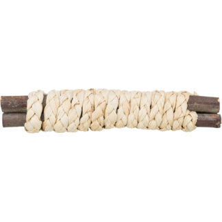 Trixie Wooden sticks with straw, 15 X 3 cm